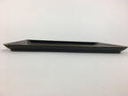 Japanese Lacquerware Tray Rectangle Vtg Large Obon Black Gold Iris UR483