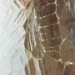 Japanese Lacquerware Tray Rectangle Vtg Large Obon Brown UR482