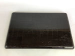 Japanese Lacquerware Tray Rectangle Vtg Large Obon Brown UR482