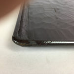 Japanese Lacquerware Tray Rectangle Vtg Large Obon Brown UR482