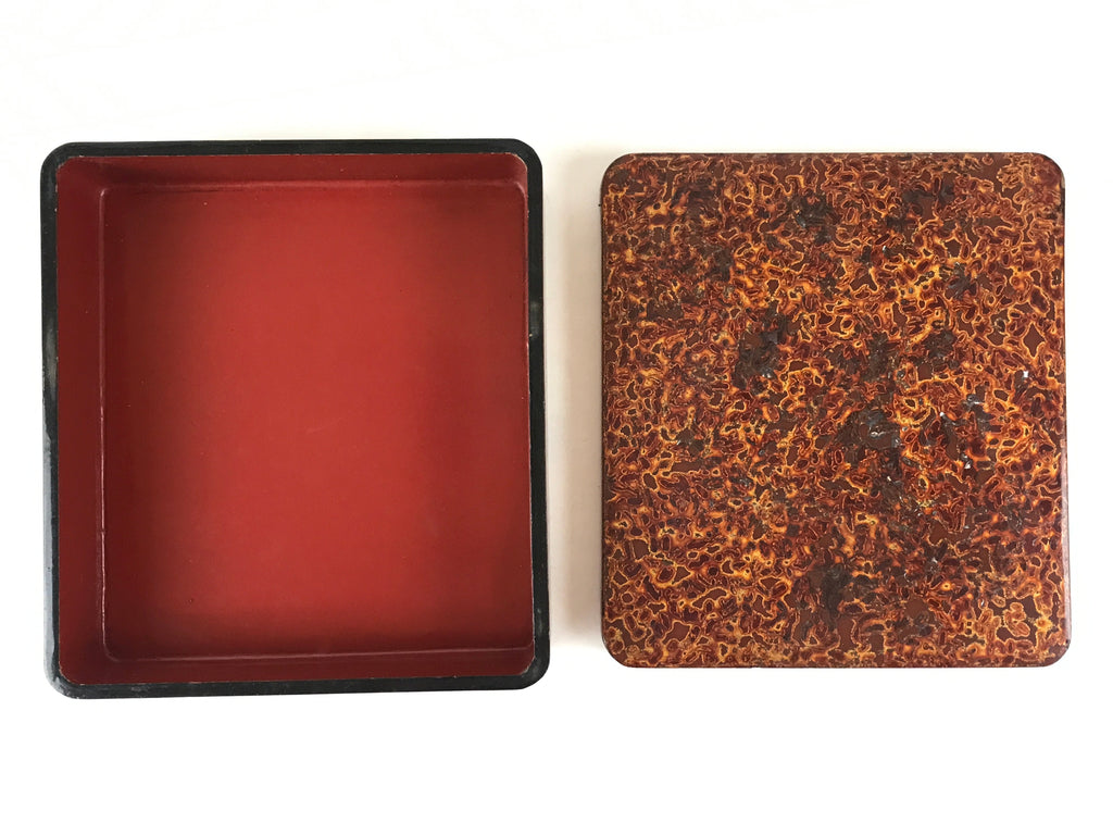 Japanese Lacquerware Tsugaru-Nuri Wooden Bento Box 4 Tier Vtg Jubako JB80