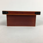 Japanese Lacquerware Vtg Wooden Tray Porcelain Ashtray Hexagon Blue UR488