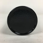 Japanese Lacquerware Wajima-Nuri Flower Vase Vtg Ikebana Kabin Black FV941