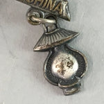 Japanese Lapel Pin Vtg Badge Metal Brooch Accessory Pickaxe Lamp J710