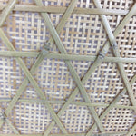 Japanese Large Bamboo Drying Basket Vtg Natural Round Kago Zaru 52 cm Wide B158