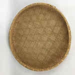 Japanese Large Bamboo Drying Basket Vtg Natural Round Kago Zaru 52 cm Wide B158