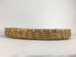 Japanese Large Bamboo Drying Basket Vtg Natural Round Kago Zaru 52 cm Wide B158