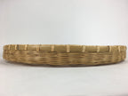 Japanese Large Bamboo Drying Basket Vtg Natural Round Kago Zaru 52 cm Wide B158