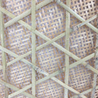 Japanese Large Bamboo Drying Basket Vtg Natural Round Kago Zaru 53cm Wide B157