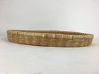 Japanese Large Bamboo Drying Basket Vtg Natural Round Kago Zaru 53cm Wide B157