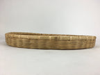 Japanese Large Bamboo Drying Basket Vtg Natural Round Kago Zaru 53cm Wide B157