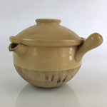Japanese Lidded Ceramic Pot Donabe Vtg Spout And Handle Nabe Pot Pottery PY59