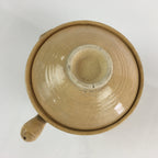 Japanese Lidded Ceramic Pot Donabe Vtg Spout And Handle Nabe Pot Pottery PY59