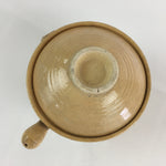 Japanese Lidded Ceramic Pot Donabe Vtg Spout And Handle Nabe Pot Pottery PY59