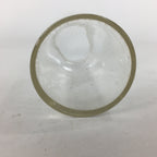 Japanese Lidded Glass Medicine Bottle Vtg Clear Color Glass 10.5 cm Vase MB22