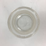 Japanese Lidded Glass Medicine Bottle Vtg Clear Color Glass 11 cm Vase MB20