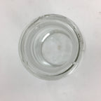 Japanese Lidded Glass Medicine Bottle Vtg Clear Color Glass 12.5 cm Vase MB19