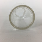 Japanese Lidded Glass Medicine Bottle Vtg Clear Color Glass 9 cm Vase MB28