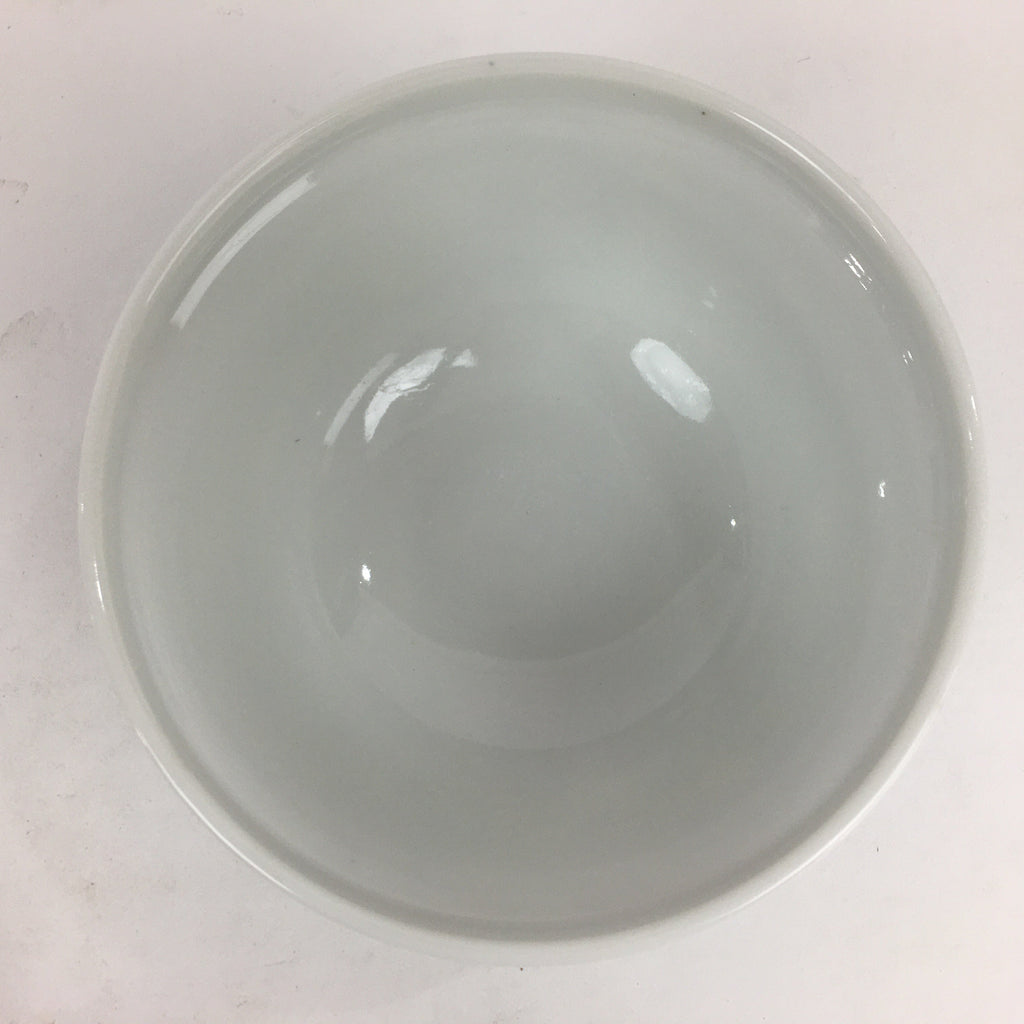 Japanese Lidded Rice Bowl Vtg Blue White Sometsuke Porcelain Floral QT148