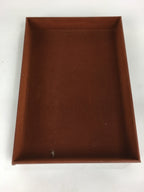 Japanese Lidded Trinket Box Vtg Artificial leather Document box Fumibako JK251