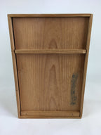 Japanese Lunch Box Jubako And Stand Vtg Black Gold Makie Abalone PX610