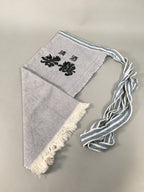 Japanese Maekake Apron Vtg Traditional Blue Cotton Workwear Canvas Indigo MK2
