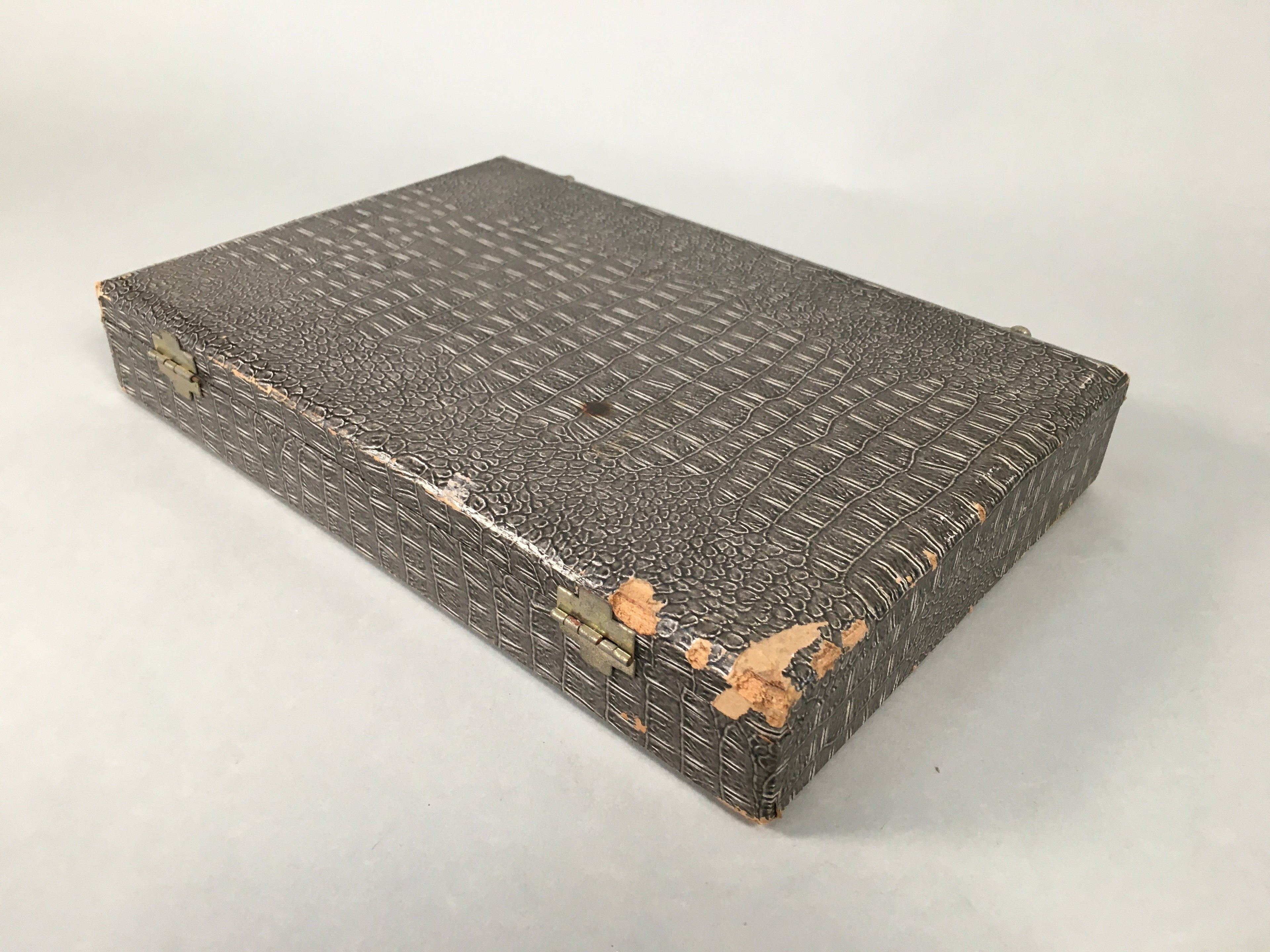 Japanese Mahjong Set Vtg Traditional Tile Game Handle Case JK174