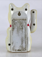 Japanese Manekineko Lucky Cat Battery Operated Figurine Vtg Sound Okimono JK476