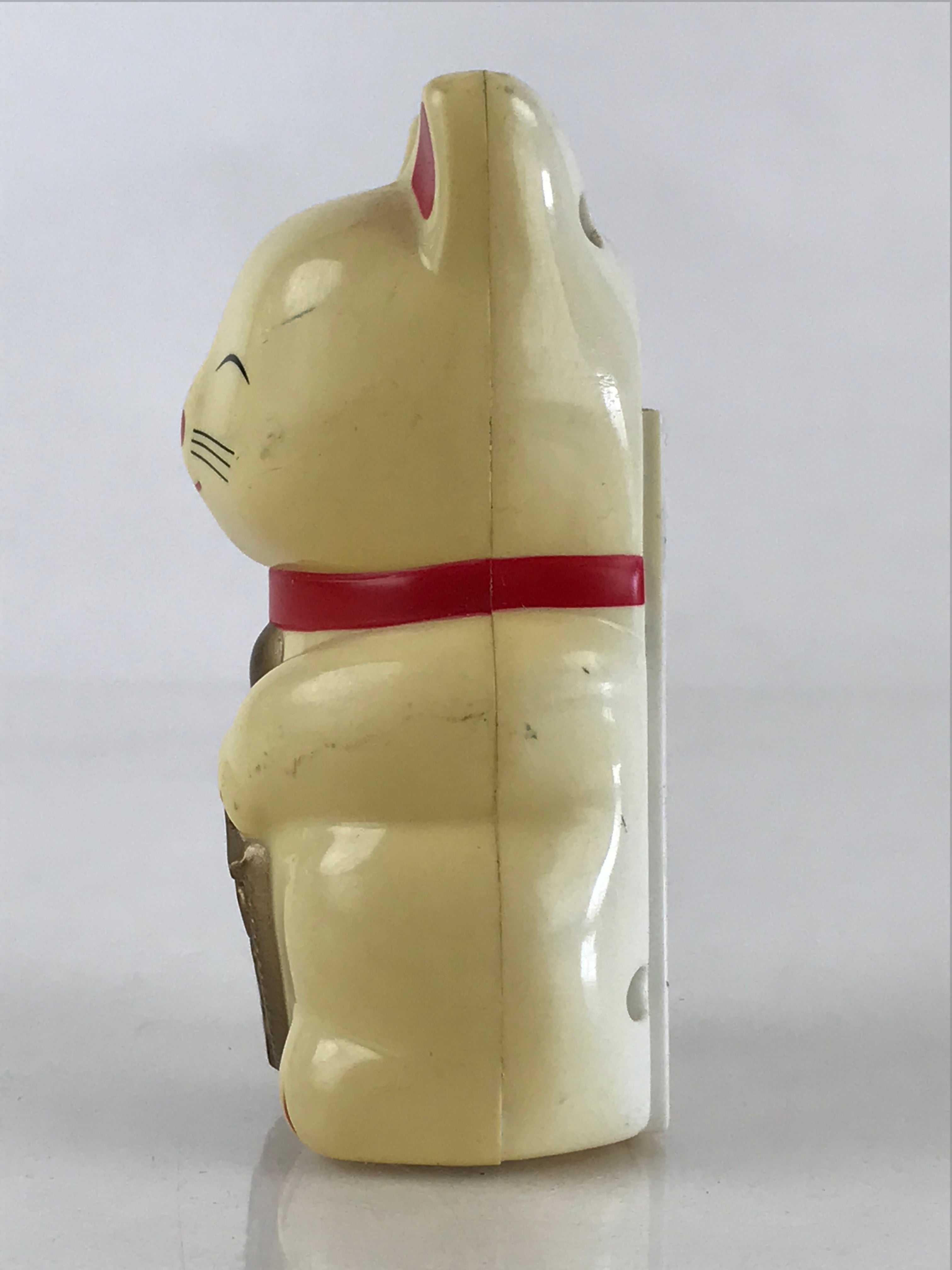 Japanese Manekineko Lucky Cat Battery Operated Figurine Vtg Sound Okimono JK476