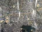 Japanese Map Rezoning Aerial Photograph Set Vtg Memento Paper JK175