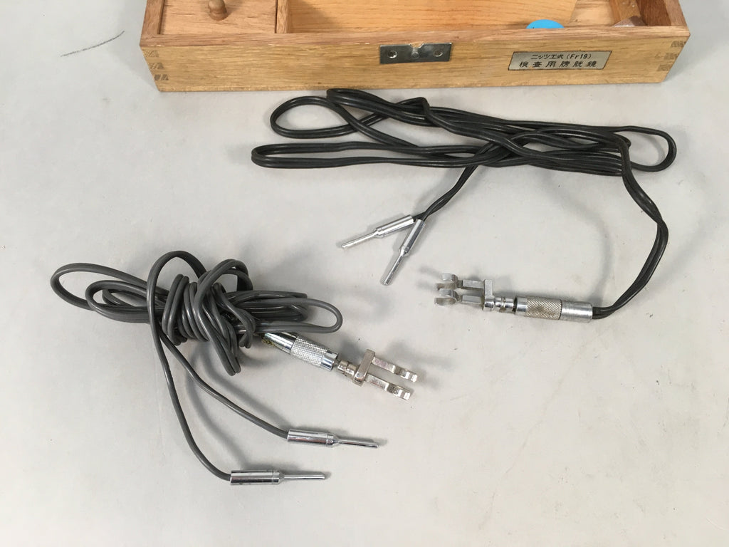 Japanese Medical Instrument Endoscope Bladder Inspection Vtg Boxed PX525
