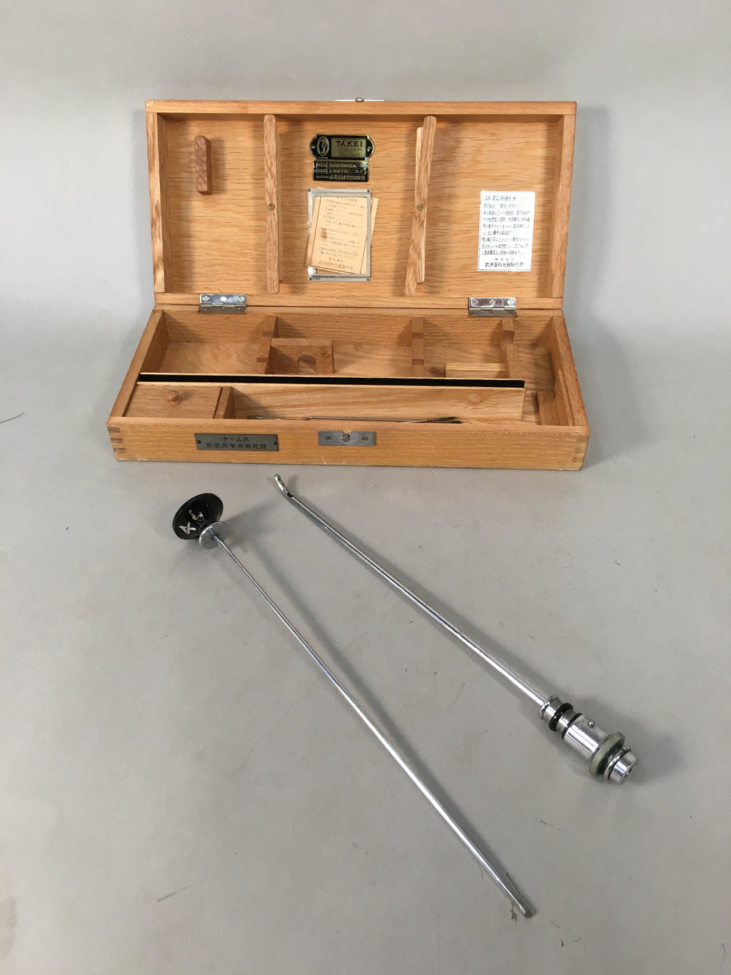 Japanese Medical Instrument Endoscope Urinary Bladder Vtg Boxed PX532