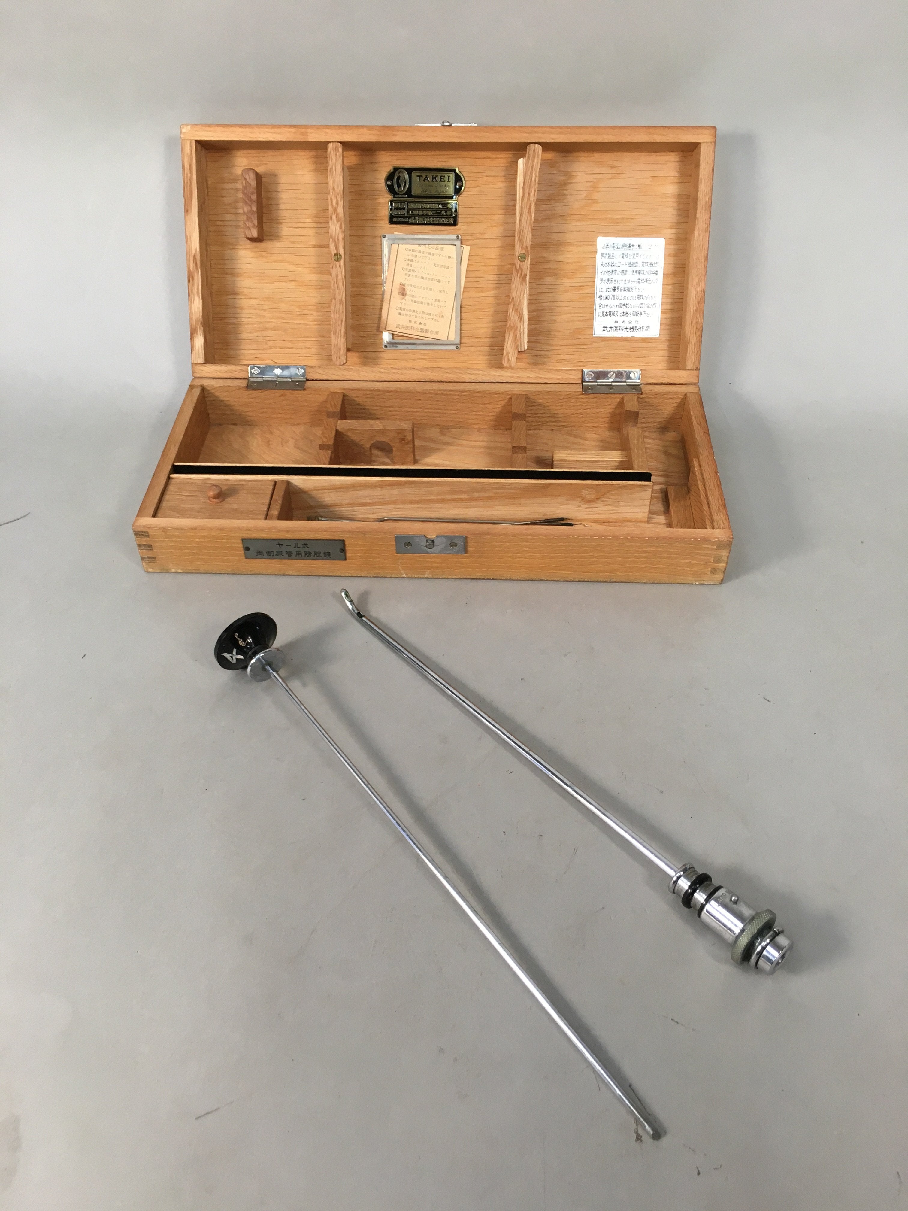 Japanese Medical Instrument Endoscope Urinary Bladder Vtg Boxed PX532