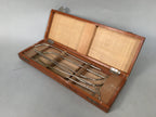 Japanese Medical Instrument Metal Catheter Set Vtg Boxed PX526