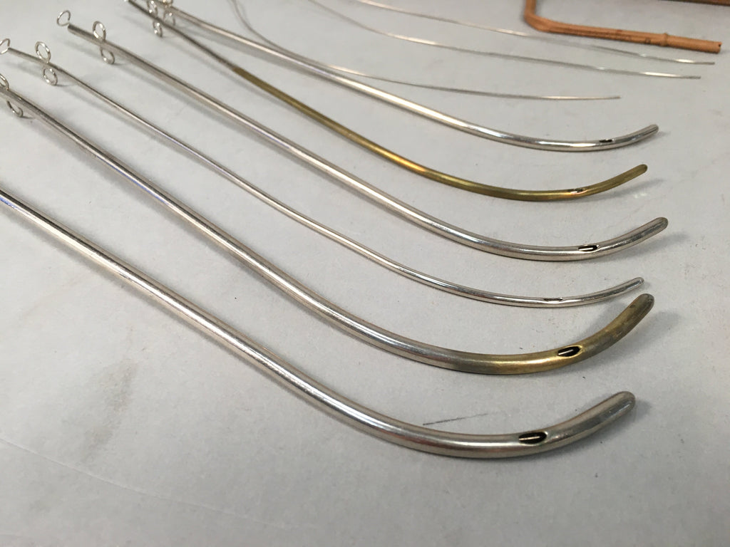 Japanese Medical Instrument Metal Catheter Set Vtg Boxed PX526