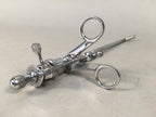 Japanese Medical Instrument Metal Tool Vtg Wooden Boxed PX529