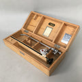 Japanese Medical Instrument Metal Tool Vtg Wooden Boxed PX529