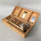 Japanese Medical Instrument Metal Tool Vtg Wooden Boxed PX529