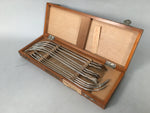 Japanese Medical Instrument Metal Urethral Bougie Set Vtg Boxed PX527