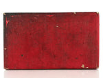 Japanese Medicine Box Case Drawer Kusuribako Vtg Wood Paper Red Box JK436