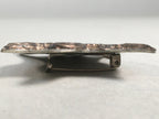 Japanese Metal Brooch Vtg Badge Pin Flower Leaf Petal JK107