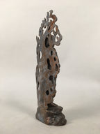 Japanese Metal Buddhist Statue Vtg Myoo Wisdom King Guardian Buddhism BD608