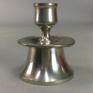 Japanese Metal Candle Stand Vtg Holder Shokudai J884