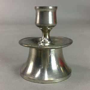 Japanese Metal Candle Stand Vtg Holder Shokudai J884