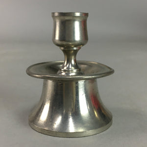 Japanese Metal Candle Stand Vtg Holder Shokudai J884