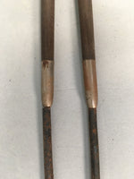 Japanese Metal Chopsticks Vtg Hibashi Charcoal Brazier Ash Pot Fire Pit JK183