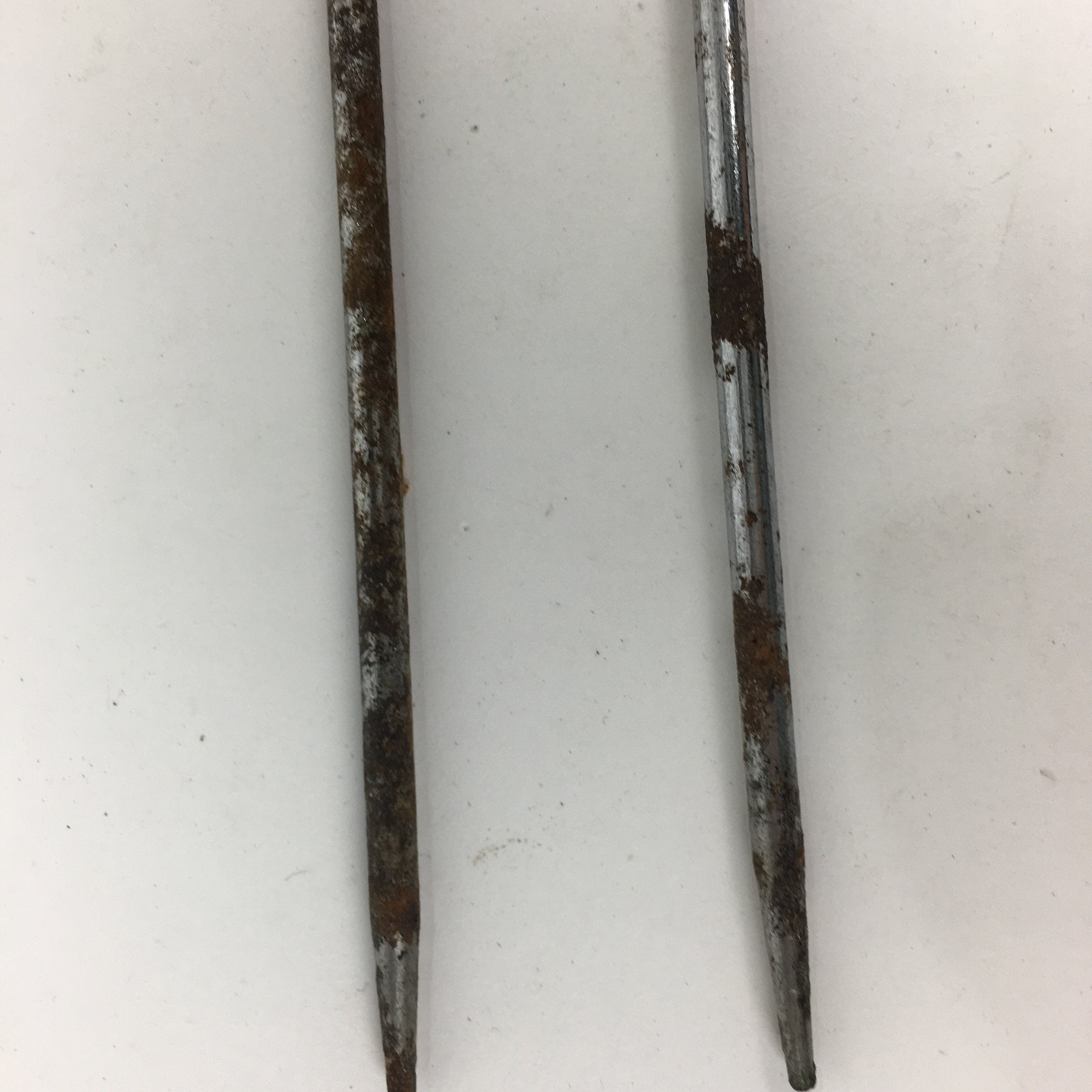 Japanese Metal Chopsticks Vtg Hibashi Charcoal Brazier Ash Pot Fire Pit JK243