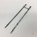 Japanese Metal Chopsticks Vtg Hibashi Charcoal Brazier Ash Pot Fire Pit JK243