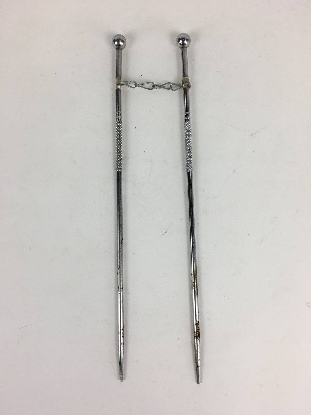 Japanese Metal Chopsticks Vtg Hibashi Charcoal Brazier Ash Pot Fire Pit JK353