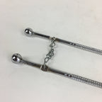 Japanese Metal Chopsticks Vtg Hibashi Charcoal Brazier Ash Pot Fire Pit JK353